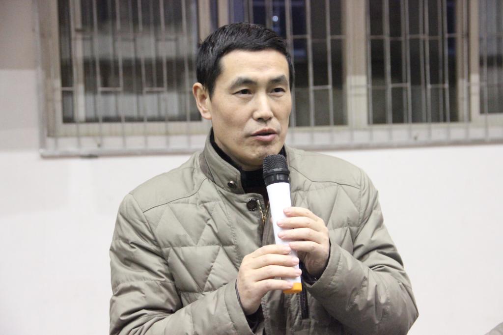 图为 周道平院长致辞