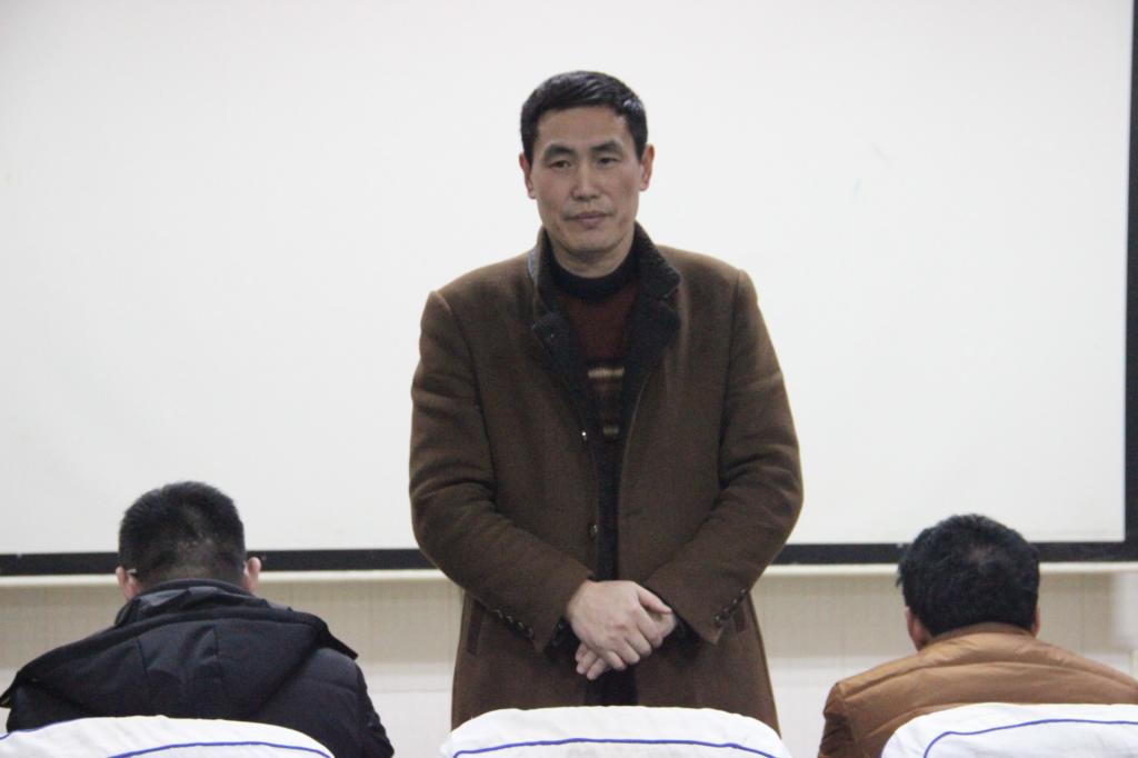周道平院长致开幕词(于敏摄)